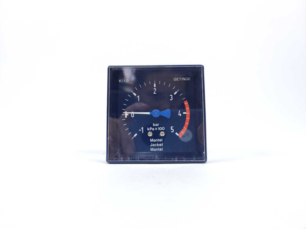 GETINGE 479394305 Pressure Gauge 214, -1 to 5 bar GETINGE Autoclave Spareparts