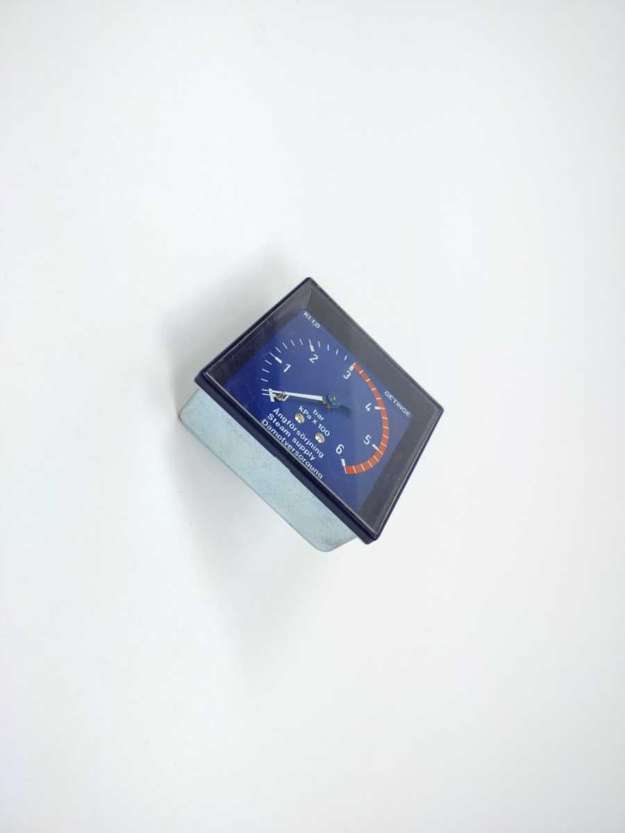 GETINGE 479394301 Pressure Gauge 214, 0 to 6 bar GETINGE Autoclave Spareparts