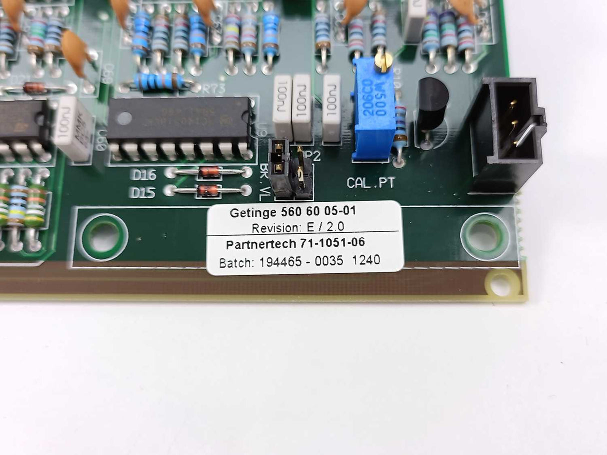 GETINGE 560 60 05-01 Rev.: E/2.0 5606005-01 GETINGE Autoclave Spareparts