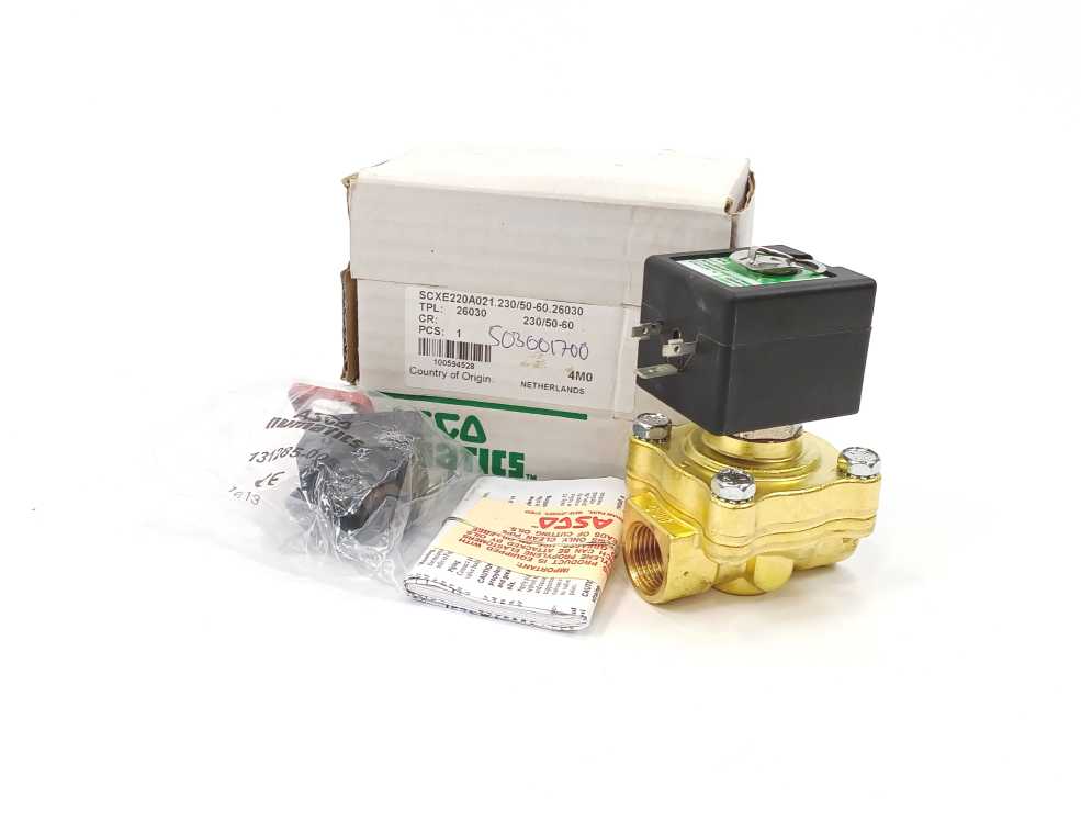 ASCO SCXE220A021.230/50-60.26030 Solenoid Valve GETINGE Autoclave Spareparts