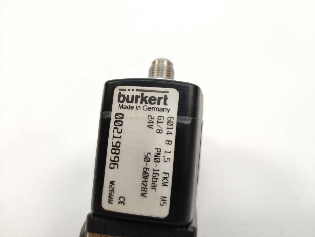 Burkert 219896 Type 6014 Solenoid Valve GETINGE Autoclave Spareparts