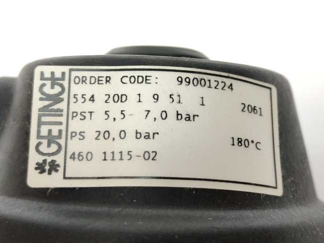 GETINGE 460111502 99001224 Valve Piston 554 20D 1 9 51