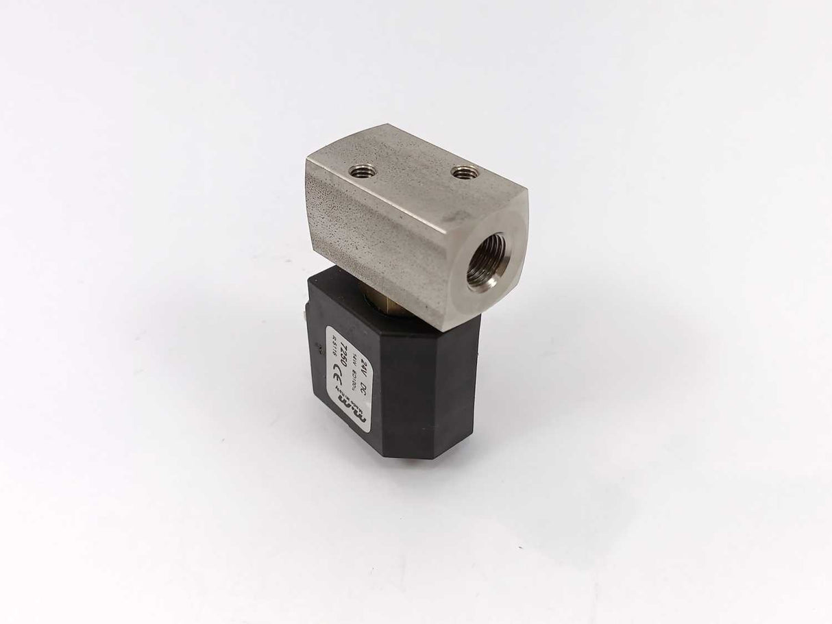 M&M D299DVL Solenoid Valve w/ 7250 24VDC Coil GETINGE Autoclave Spareparts