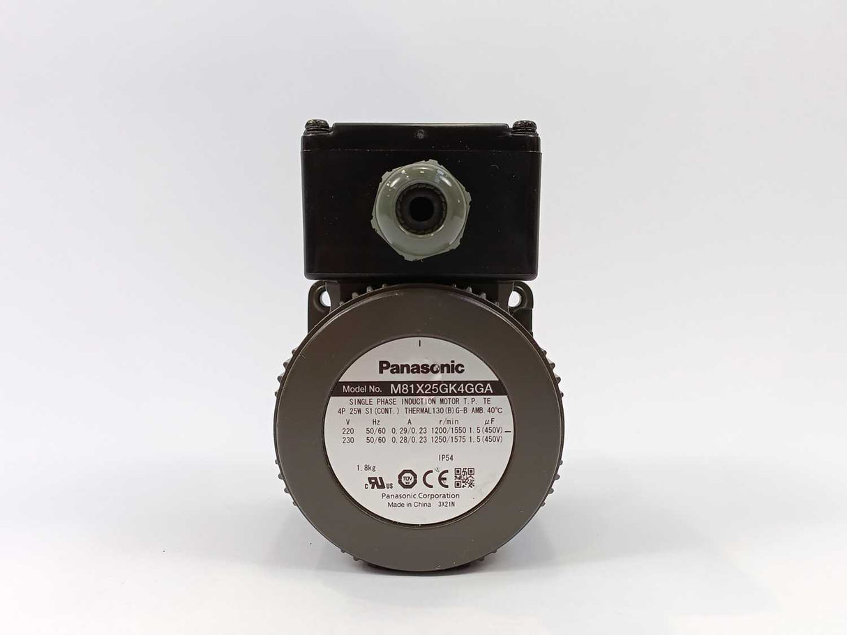 Panasonic  M81X25GK4GGA 25W 1-Phase Induction Motor GETINGE Autoclave Spareparts