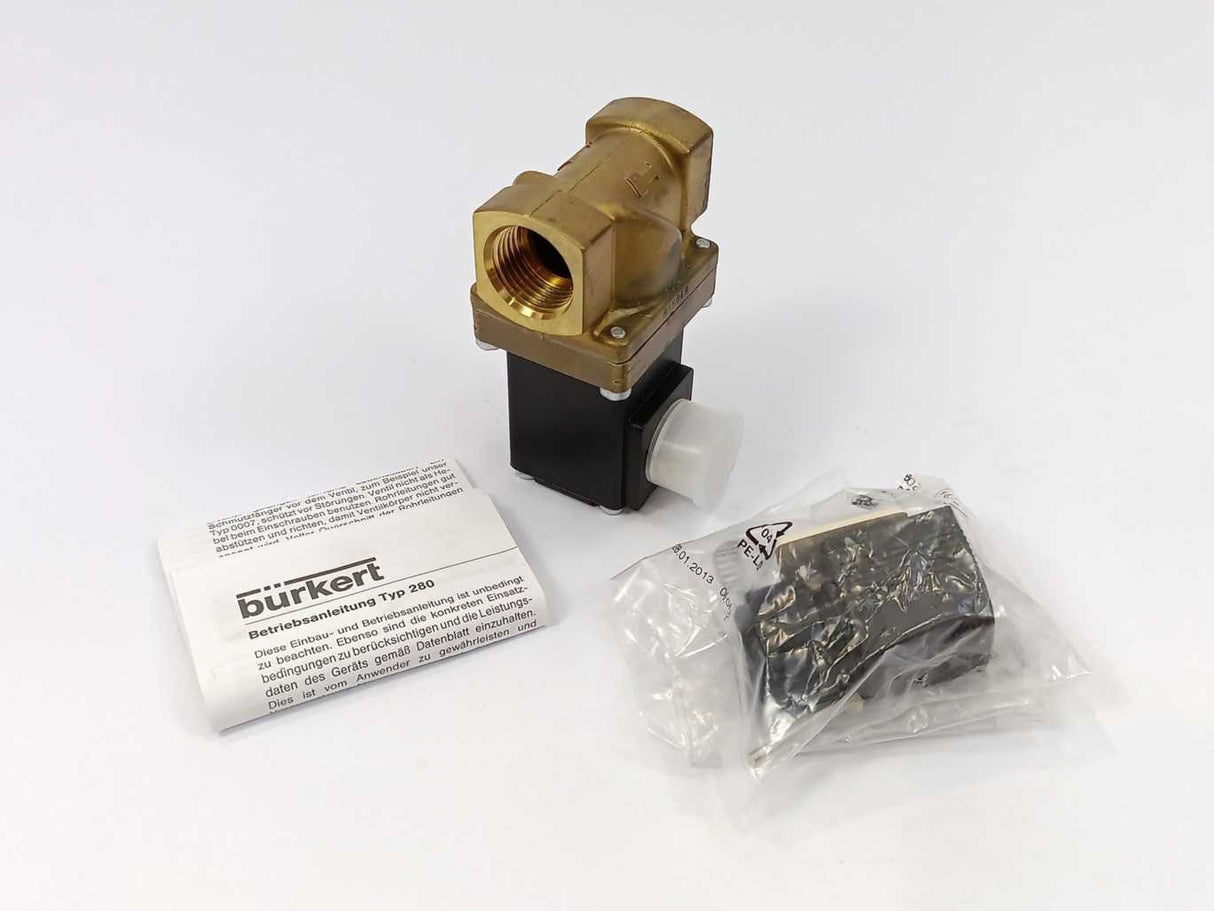 Burkert 64107 Type 0280 Solenoid Valve GETINGE Autoclave Spareparts