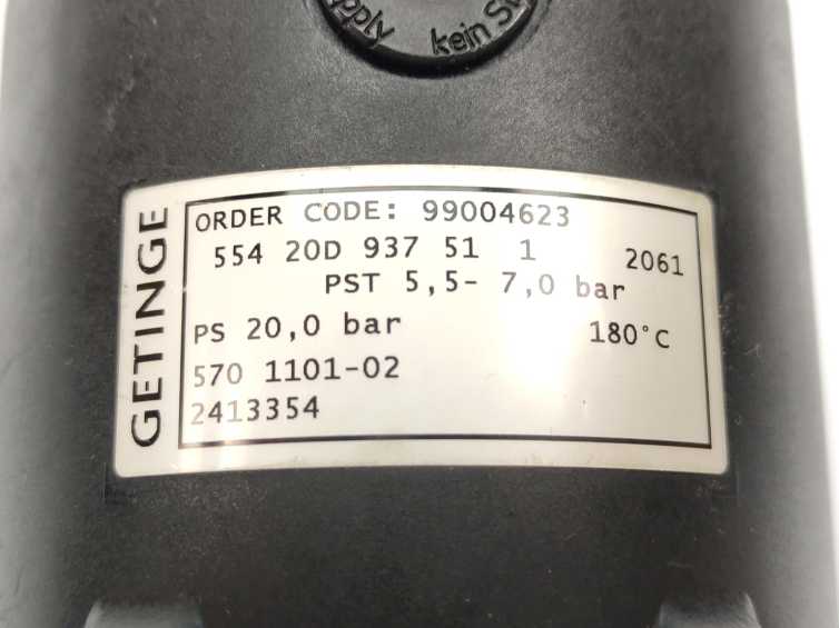 GETINGE 570110102 99004623 Valve Piston