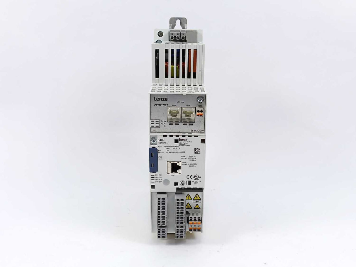 LENZE E84AVHCE2224SB0-ERXXX 8400 HighLine C Inverter Drive