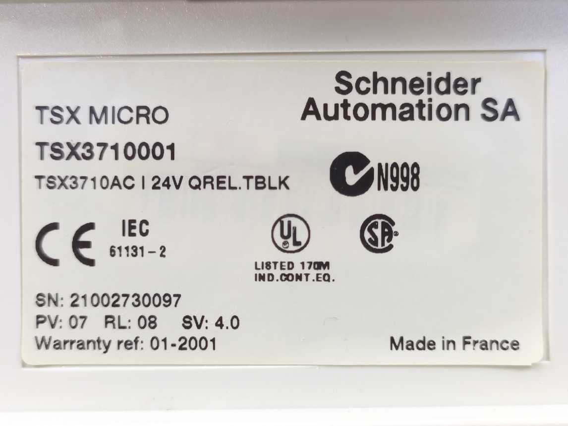 Schneider / Telemecanique TSX3710001 TSX Micro