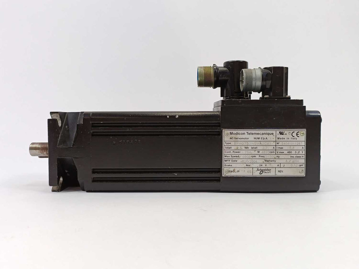 Schneider / Telemecanique BPH0752N5MA2CA1 Modicon AC Servomotor