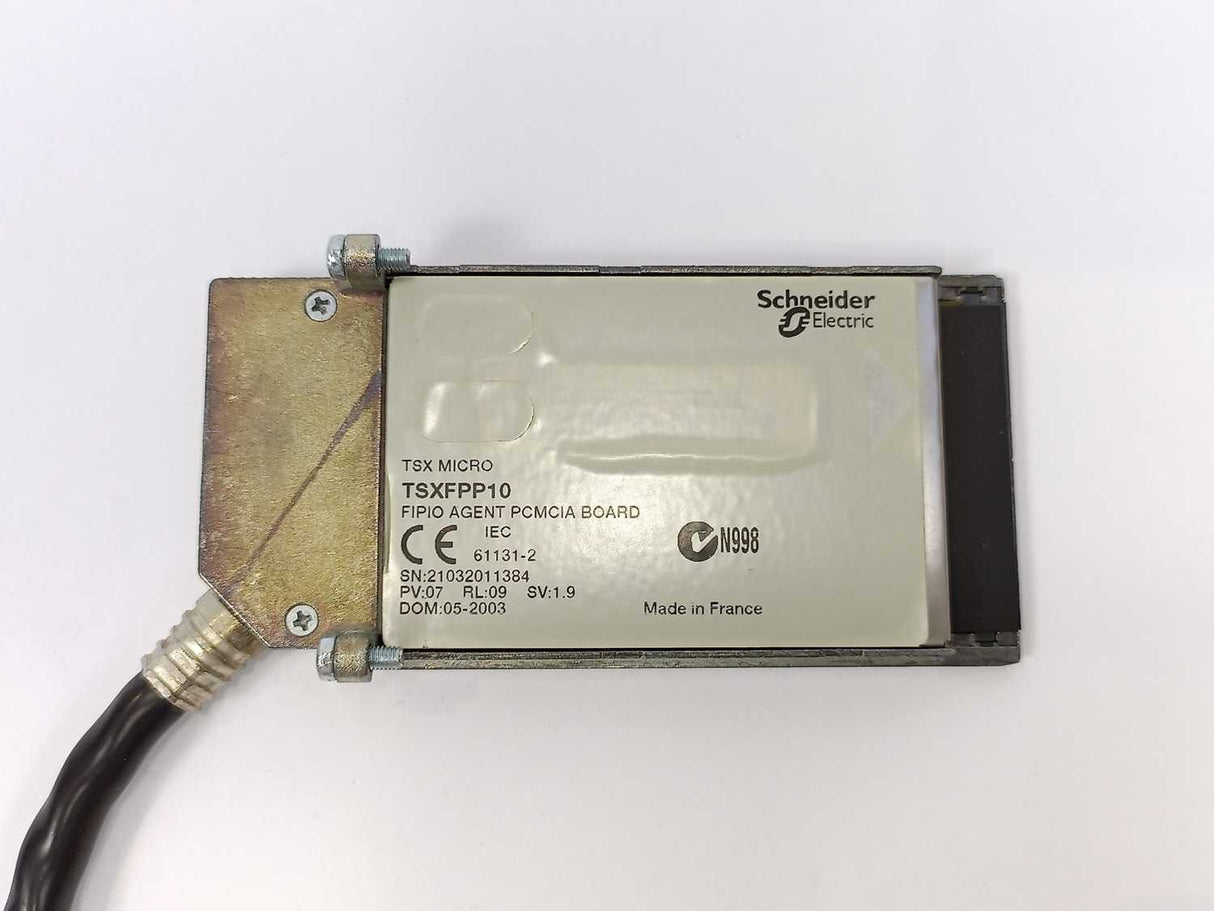 Schneider Electric TSXFPP10, cable cuttet Fipio Agent PCMCIA Board + TSXFPCG030