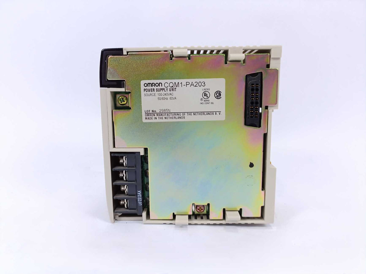 OMRON CQM1-PA203 Power Supply Unit 50-60 Hz.
