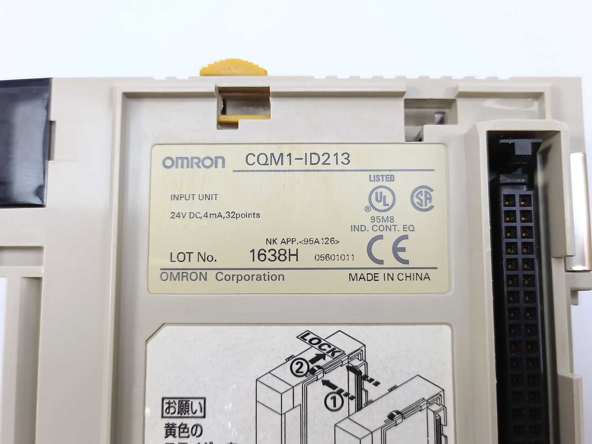 OMRON CQM1-ID213 Input Unit With CQM1-CPU11-9