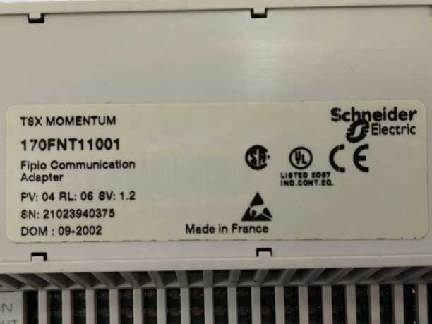 Schneider Electric 170ADM35010 170FNT11001 TSX Momentum W/ 170FNT11001