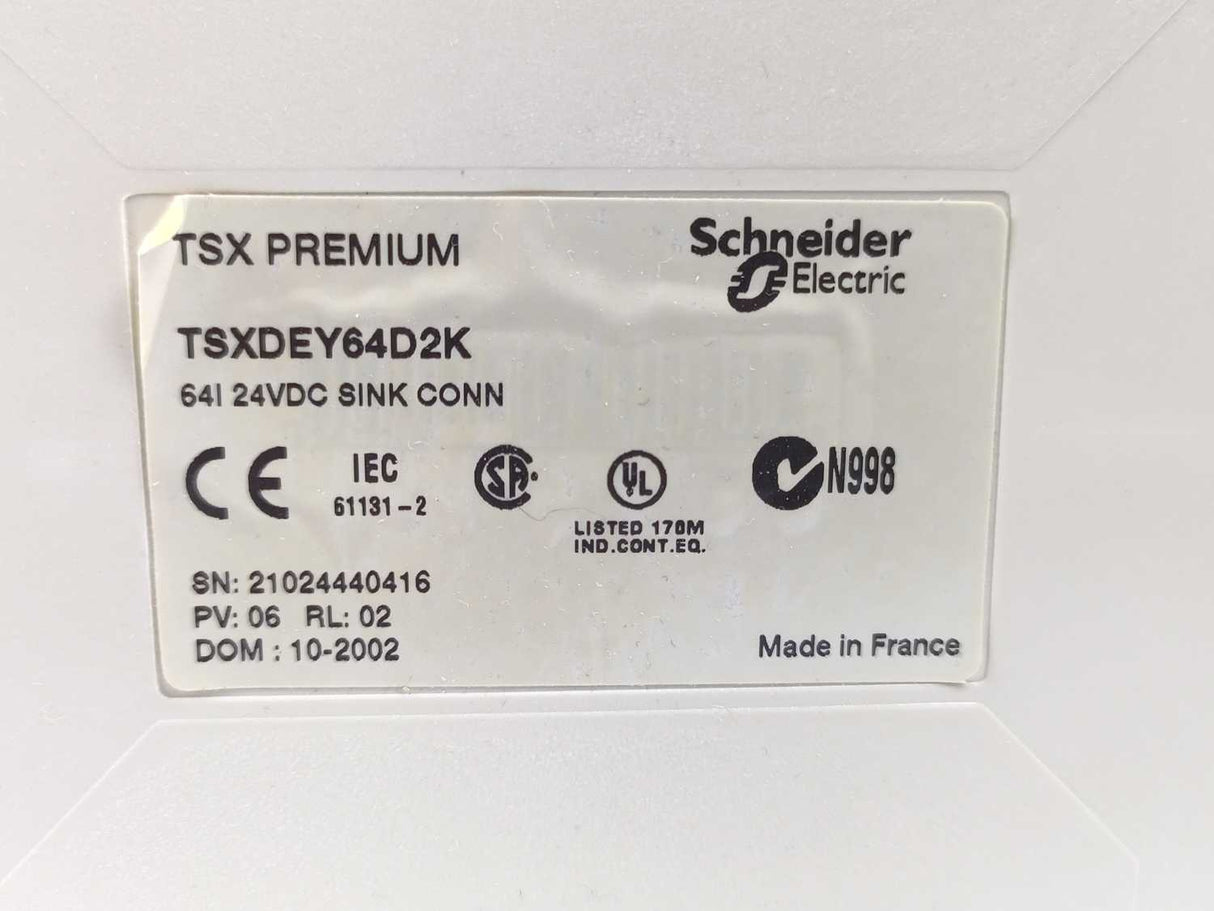Schneider Electric TSXDEY64D2K TSX Premium