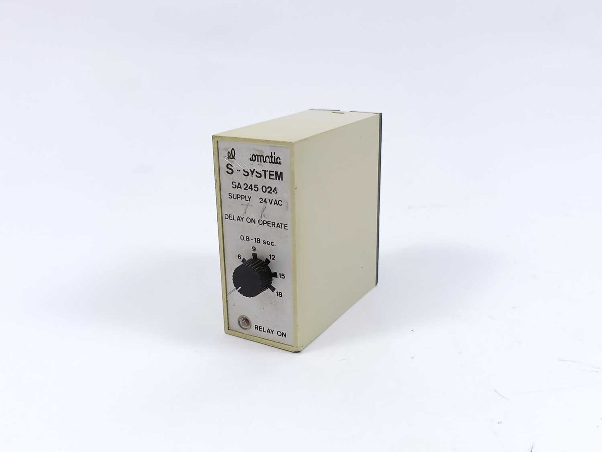 Electromatic SA 245 024 S-System Delay on Operate 0,8 - 18 sec.
