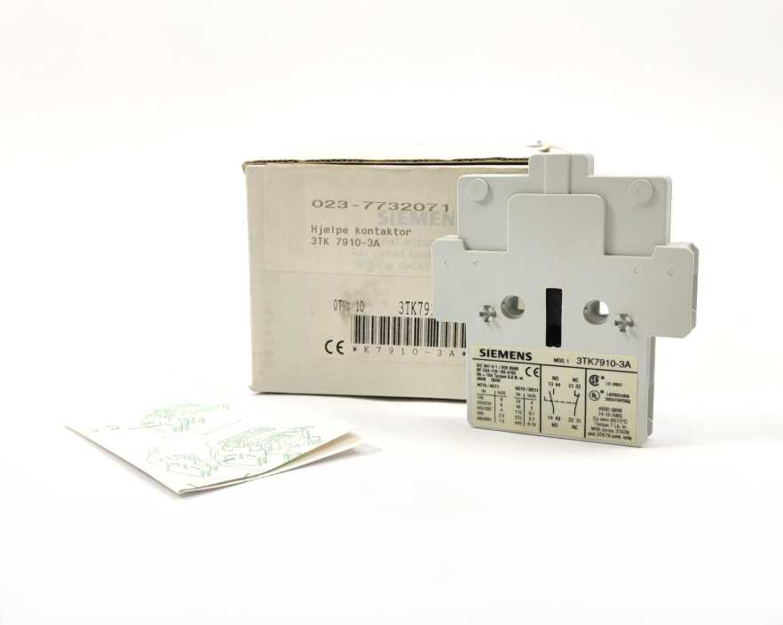Siemens 3TK7910-3A Auxiliary Contact Block x10 pcs