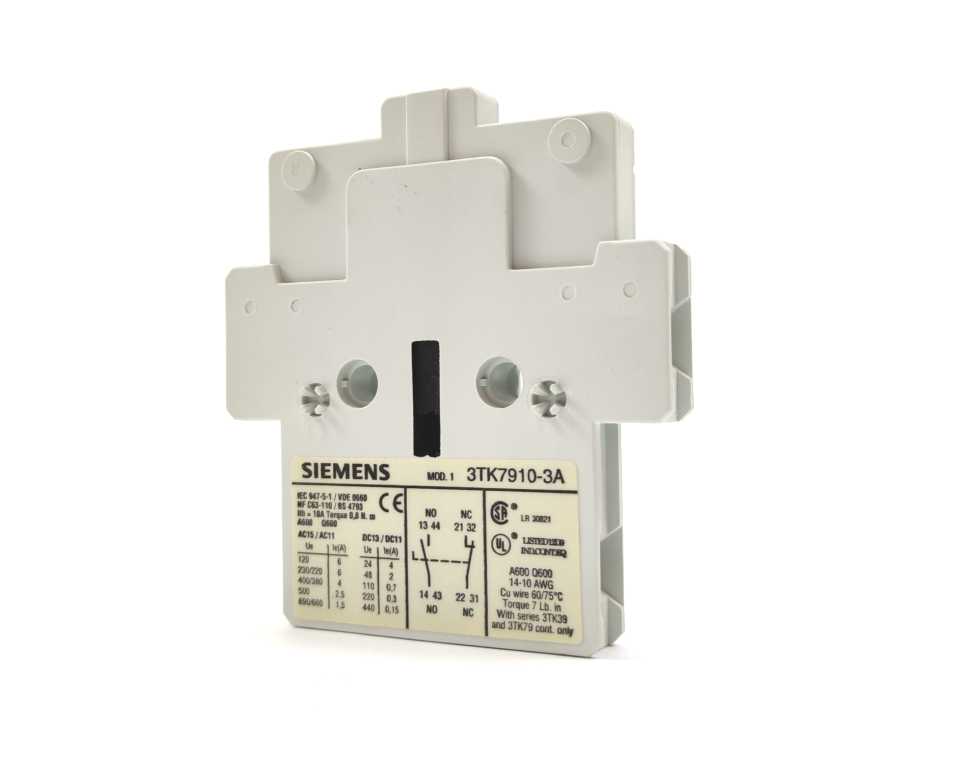 Siemens 3TK7910-3A Auxiliary Contact BlocK, Batch size 9