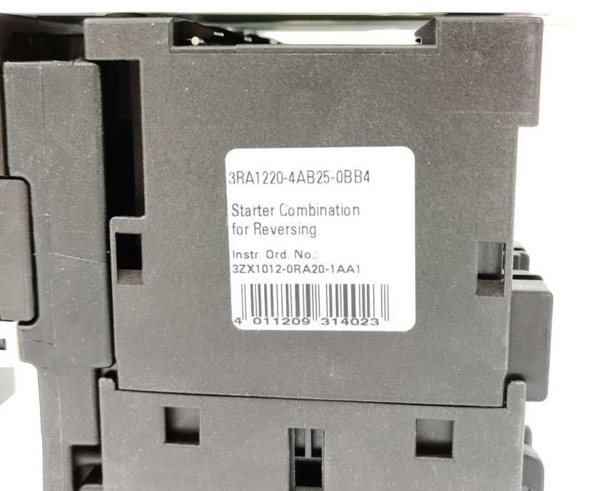 Siemens 3RA1220-4AB25-0BB4 Starter Combination for Reversing