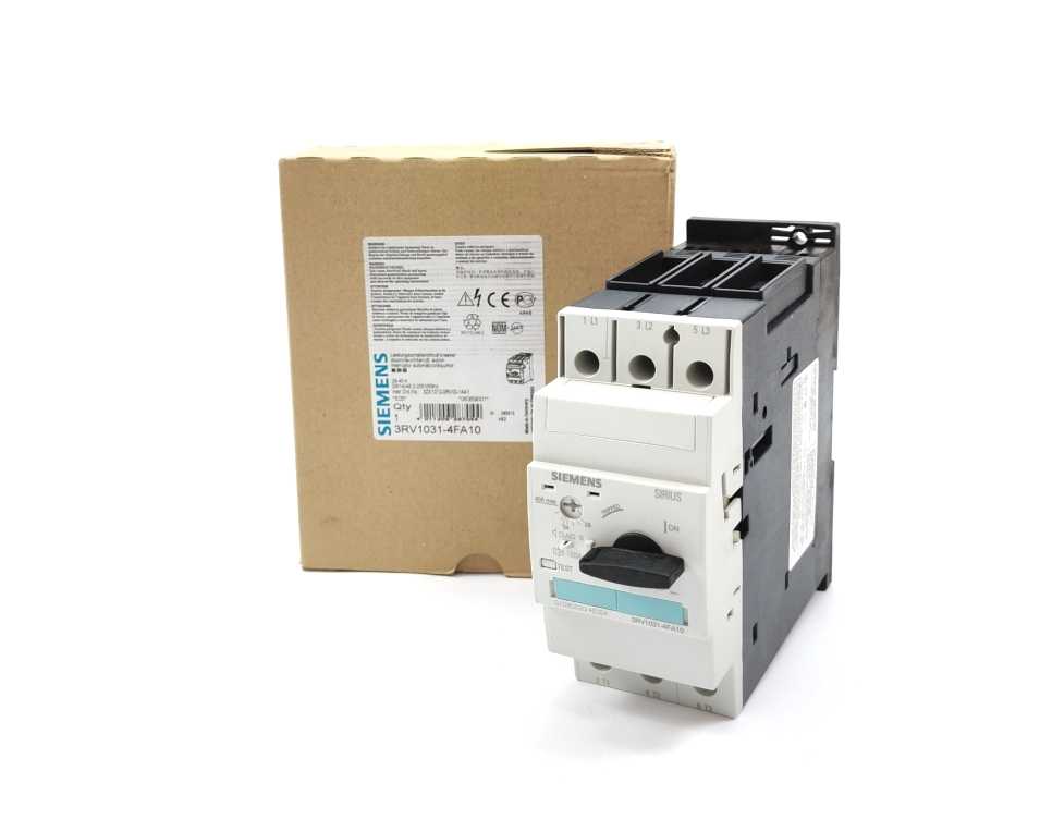 Siemens 3RV1031-4FA10 SIRIUS Circuit Breaker