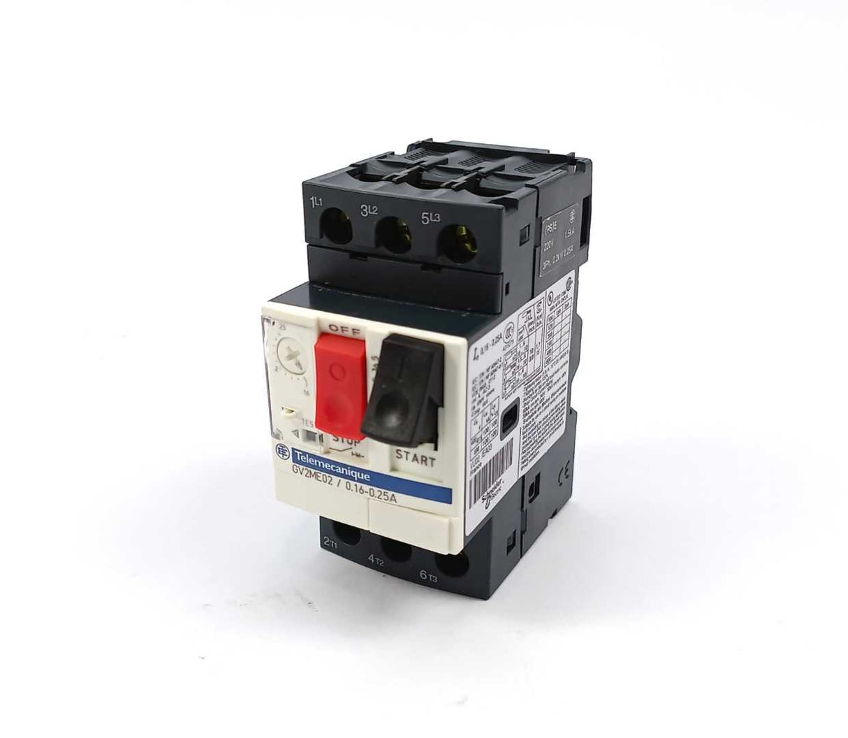 Schneider / Telemecanique GV2ME02 TeSys 034297 Motor Circuit Breaker 0.16-0.25A