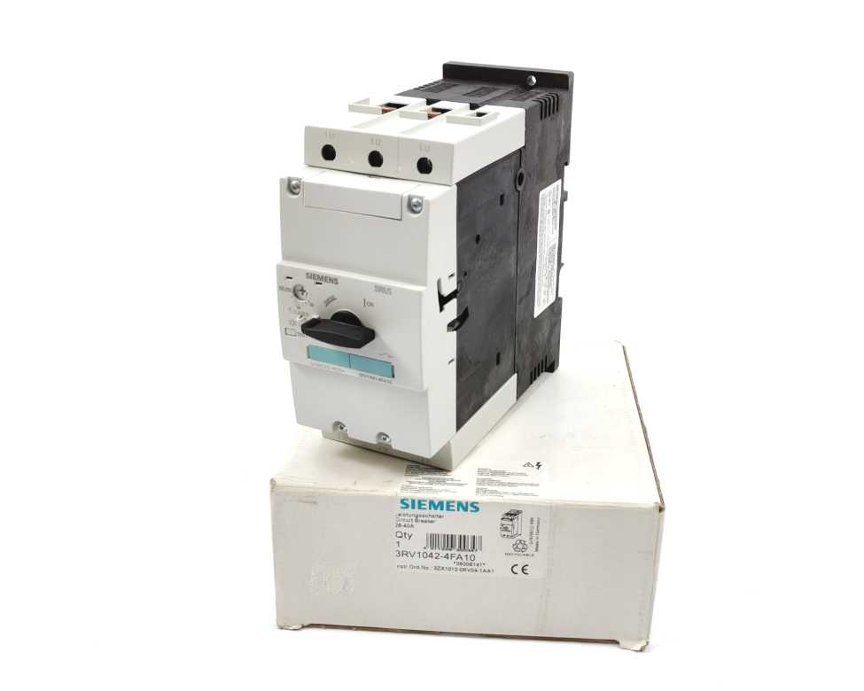 Siemens 3RV1041-4FA10 SIRUS Circuit Breaker