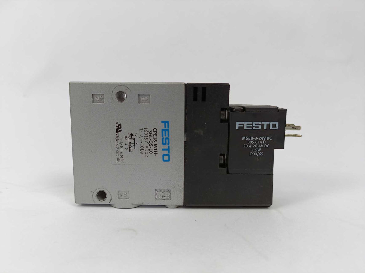 Festo 163157 CPE18-M1H-3GL-QS-10 Solenoid valve