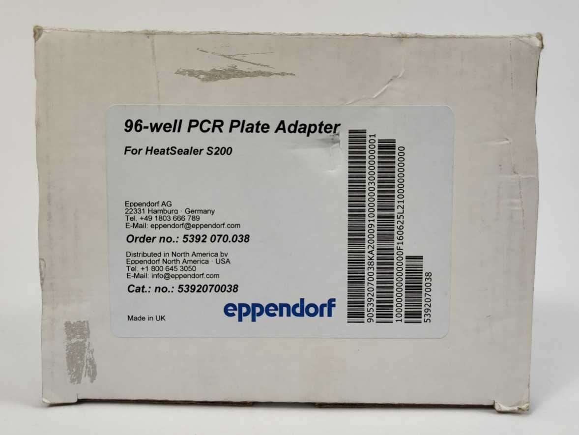 Eppendorf 5392070038 96-well PCR Plate Adapter for HeatSealer S200
