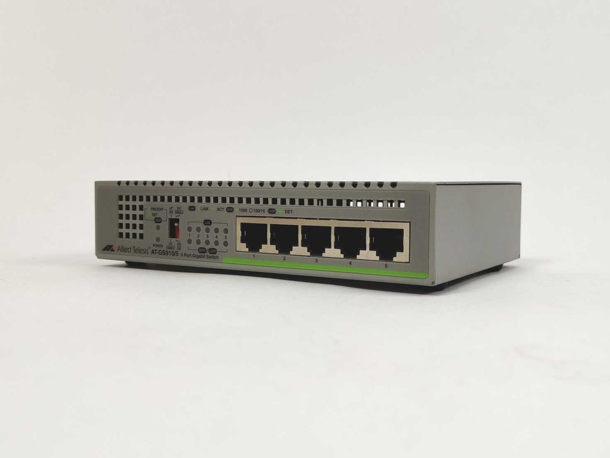 Allied Telesyn AT-GS910/5 5 Port Gigabit Switch