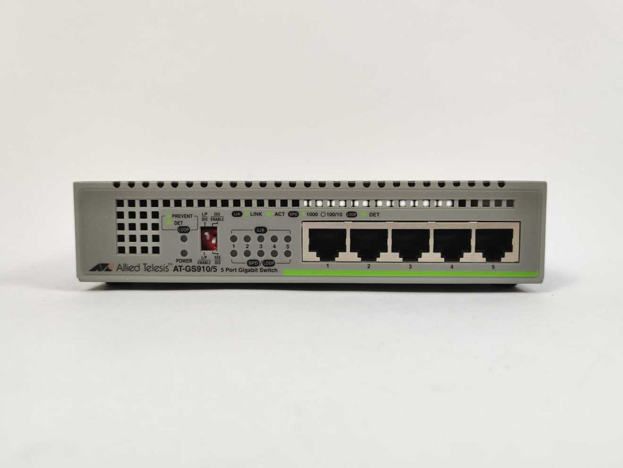 Allied Telesyn AT-GS910/5 5 Port Gigabit Switch
