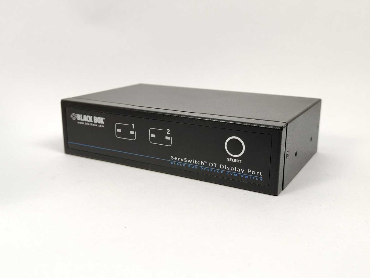 Black Box KV9702A 2 Port Displayport KVM Switching With Audio + USB