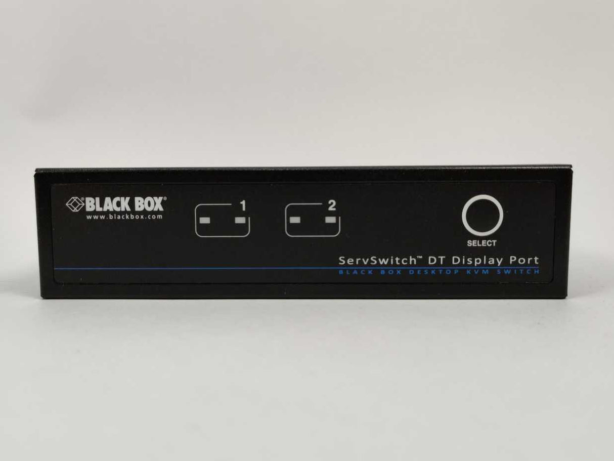 Black Box KV9702A 2 Port Displayport KVM Switching With Audio + USB