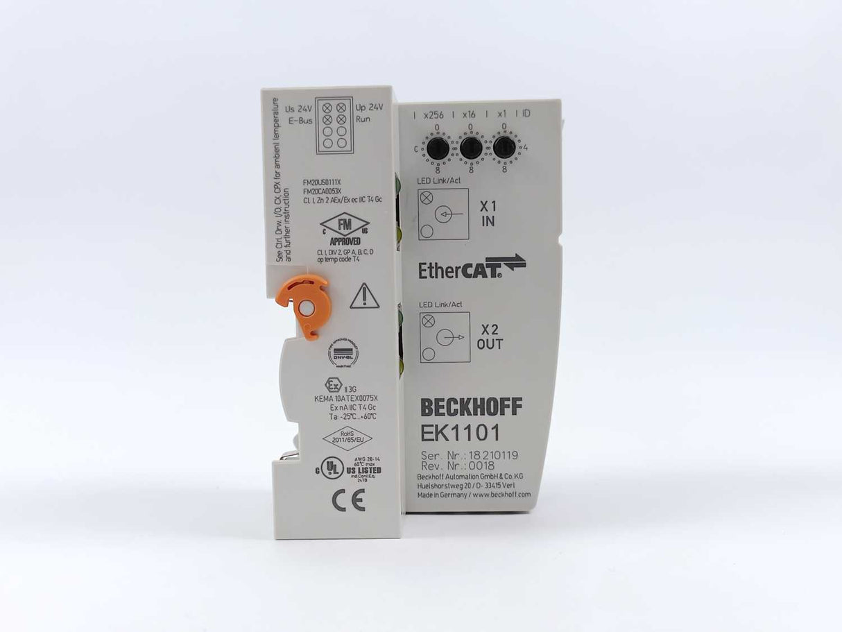 Beckhoff EK1101 EtherCAT Coupler With ID Switch