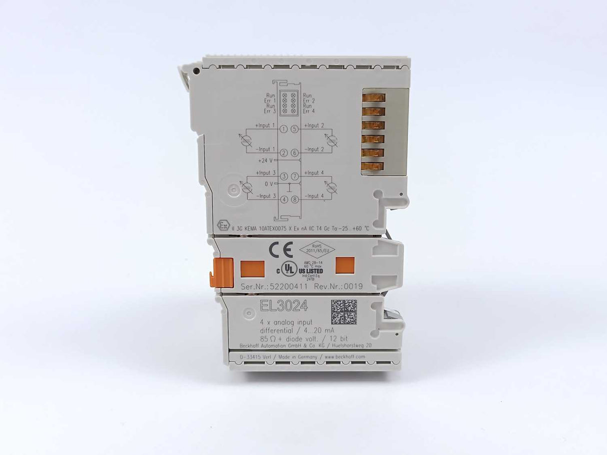 Beckhoff EL3024 EtherCat Terminal