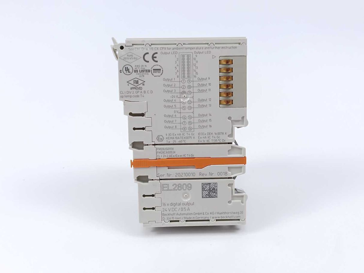 Beckhoff EL2809 16xDigital Output 24V DC, 0,5A