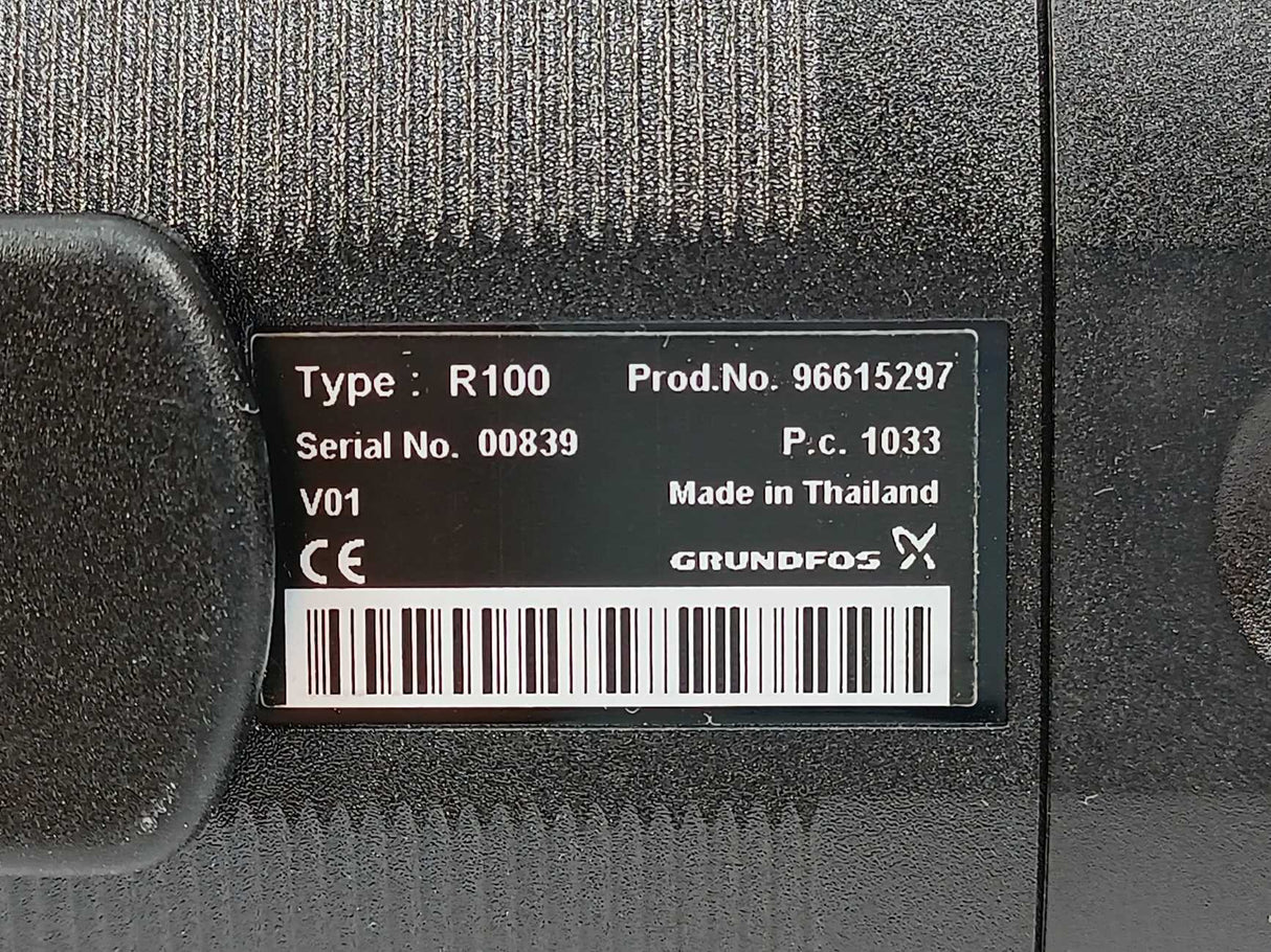 GRUNDFOS 96615297 R100 Remote Controls