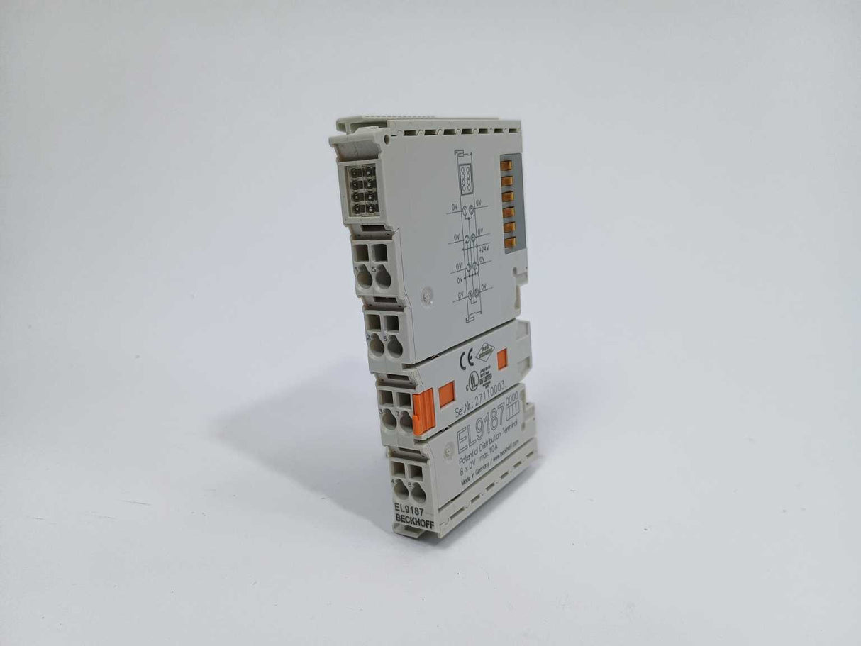 Beckhoff EL9187 Potential Distribution Terminal 8 x 0V max 10 A