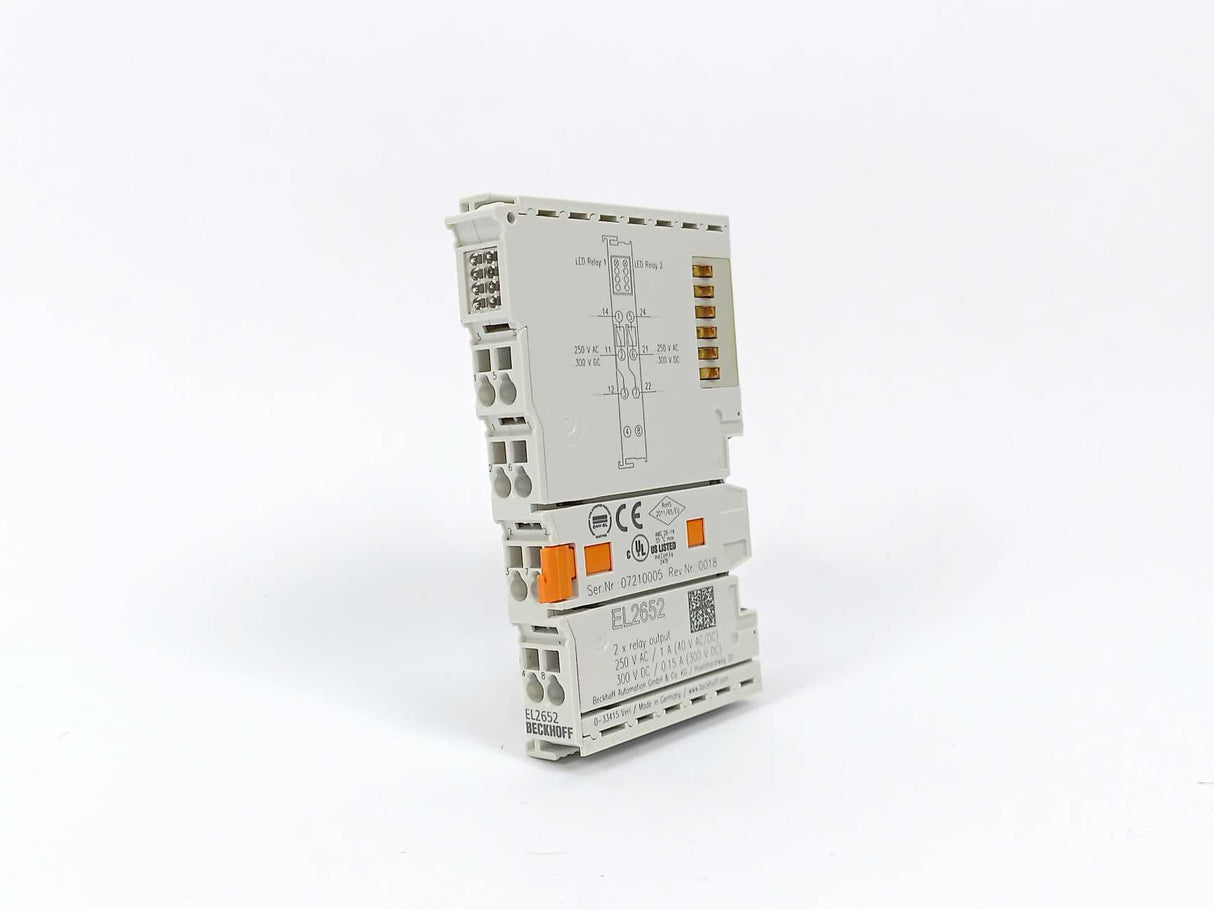 Beckhoff EL2652 EtherCAT Terminal, 2-channel relay output