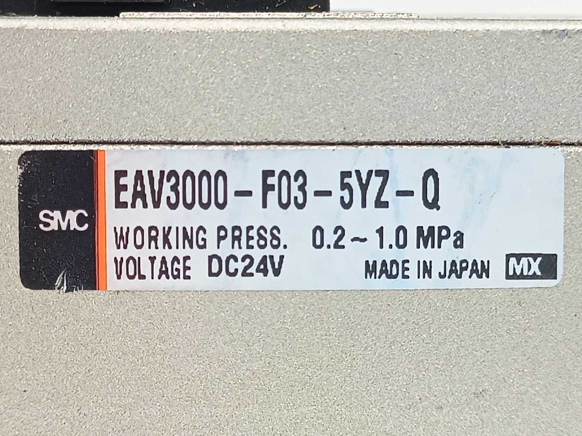 SMC EAV3000-F03-5YZ-Q Soft start up valve, 0.2-1.0 MPa