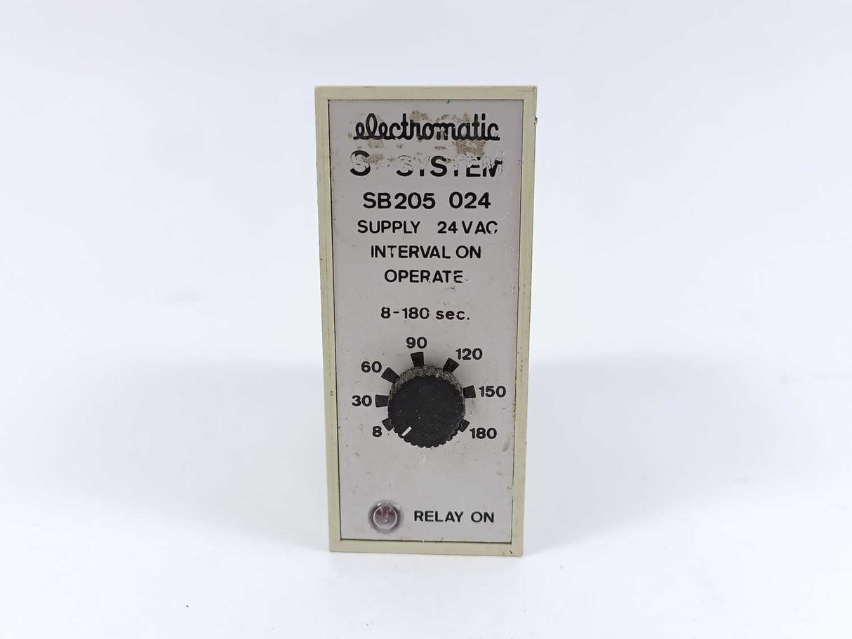 Electromatic SB 205 024 S-System Interval on Operate 8-180 sec.