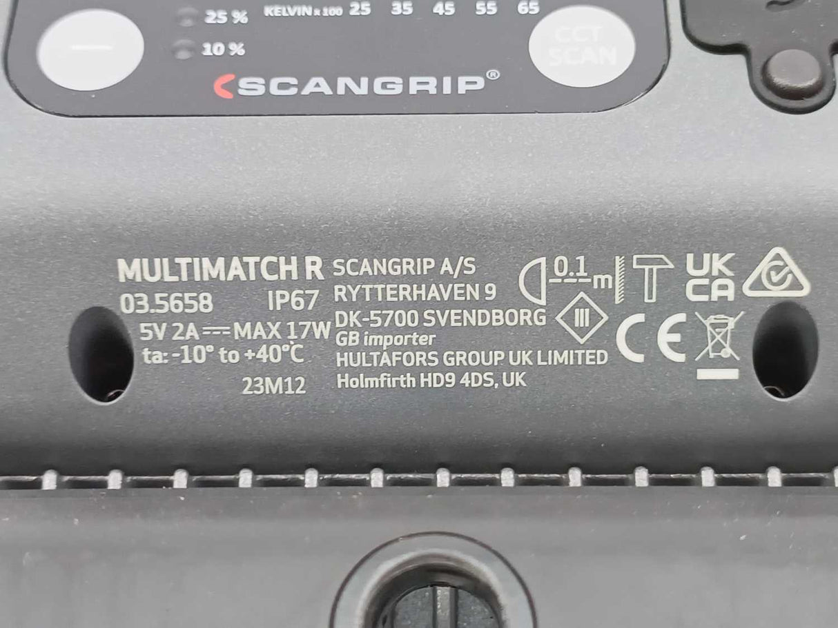 Scangrip 03.5658 MULTIMATCH R Handheld CRI w/ CCT Scan Function, demo model
