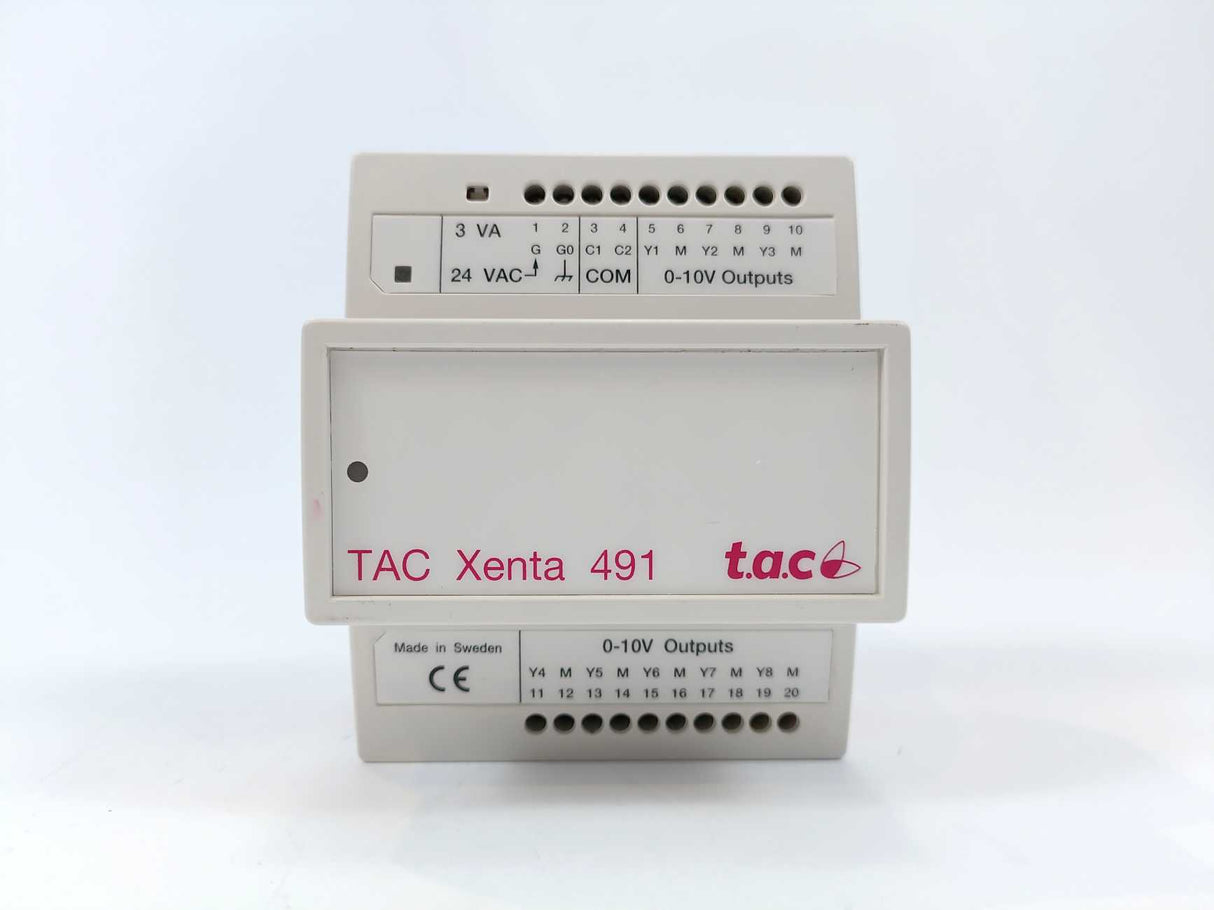 Schneider Electric 007303010 TAC Xenta 491 Analog Output Module 24 Vac