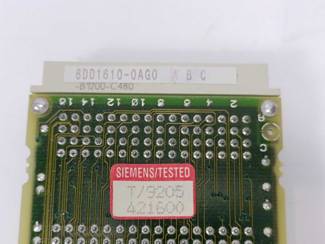 Siemens 6DD1610-0AG0 MS4 Memory Submodule
