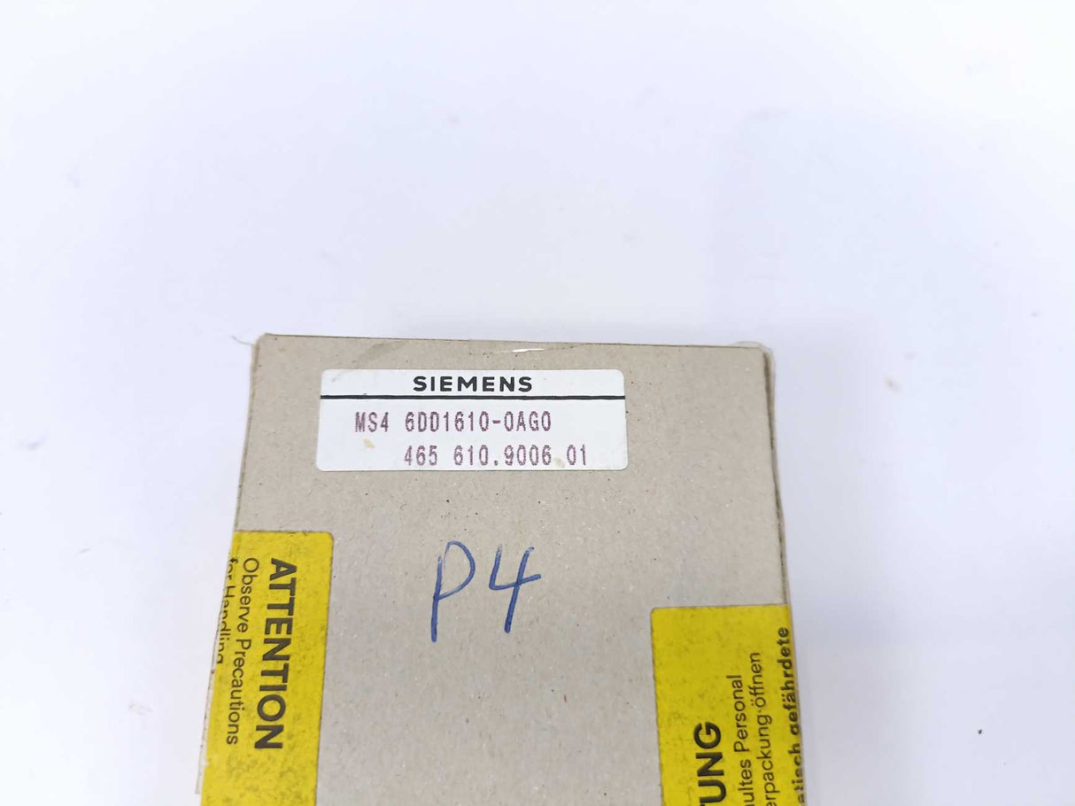 Siemens 6DD1610-0AG0 MS4 Memory Submodule