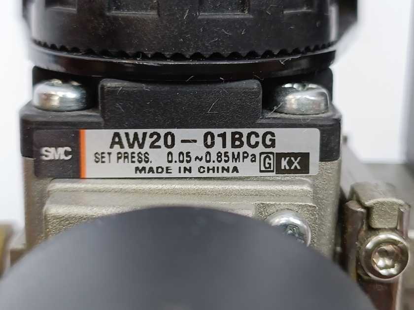 SMC AW20-01BCG Modular Filter Regulator Unit w. IS 1000