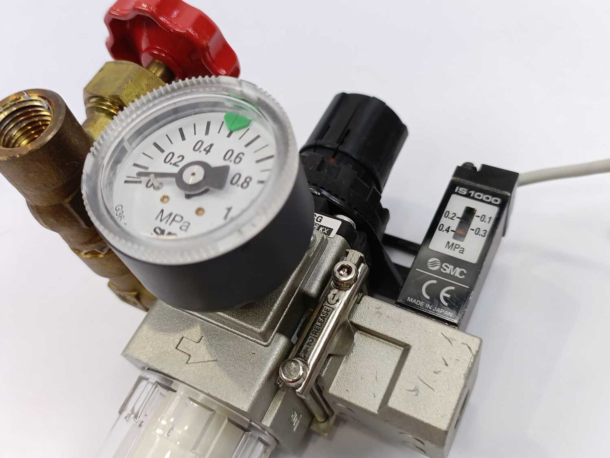 SMC AW20-01BCG Modular Filter Regulator Unit w. IS 1000