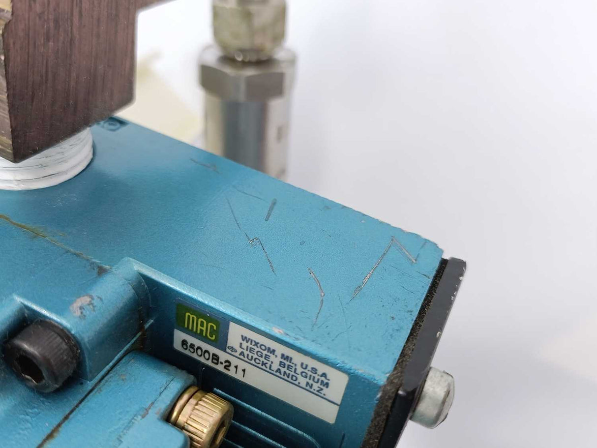 MAC 6531B-000-PM-111DA Solenoid Valve with 2x PME-111DABE, 6500B-211 and PBSN