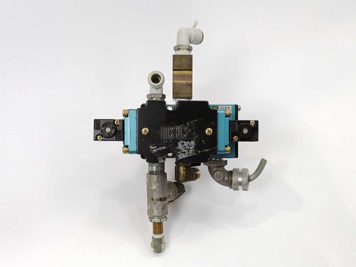 MAC 6531B-000-PM-111DA Solenoid Valve with 2x PME-111DABE, 6500B-211 and PBSN