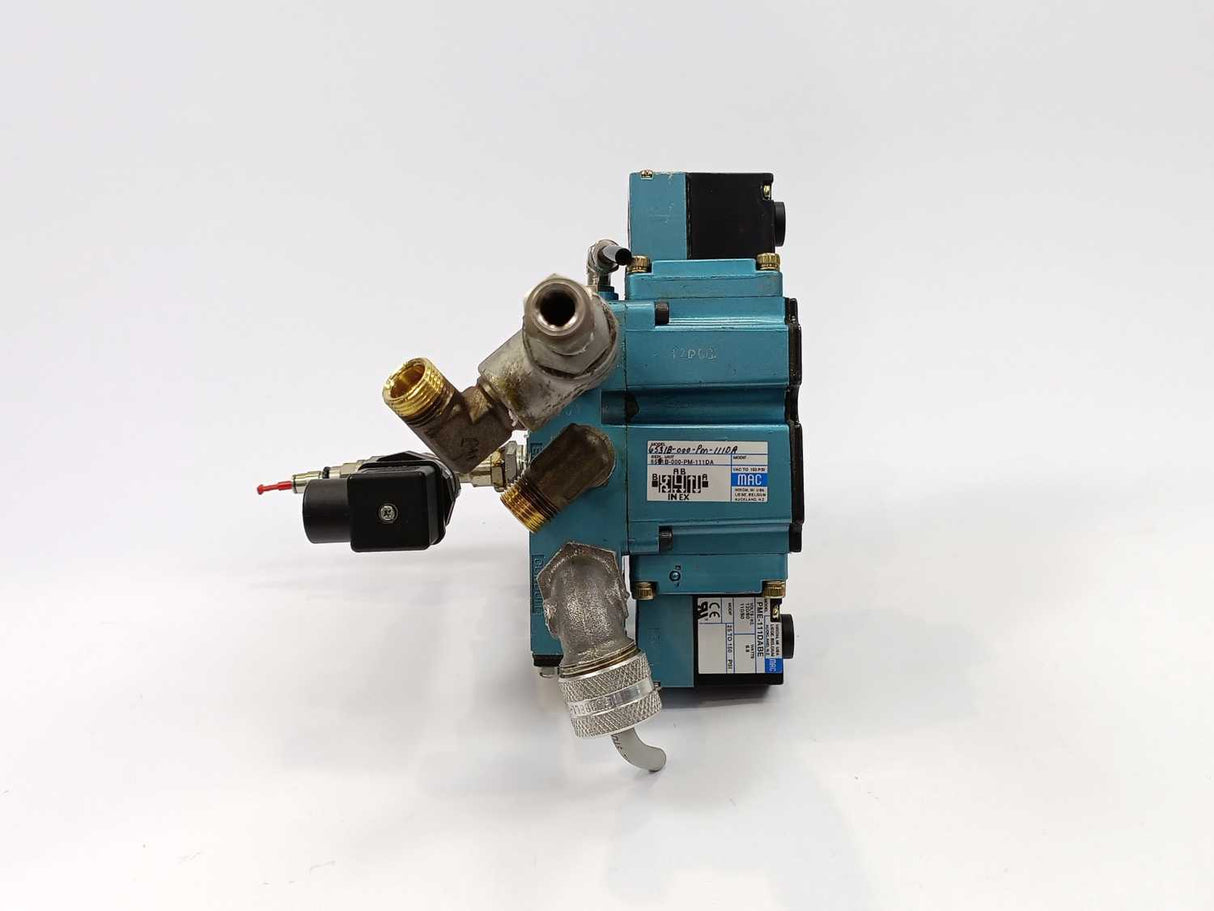 MAC 6531B-000-PM-111DA Solenoid Valve with 2x PME-111DABE, 6500B-211 and PBSN