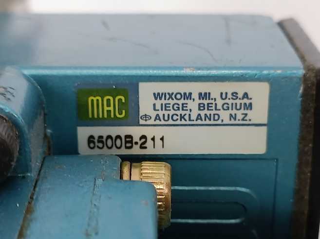 MAC 6531B-000-PM-111DA Solenoid Valve with 2x PME-111DABE, 6500B-211 and PBSN