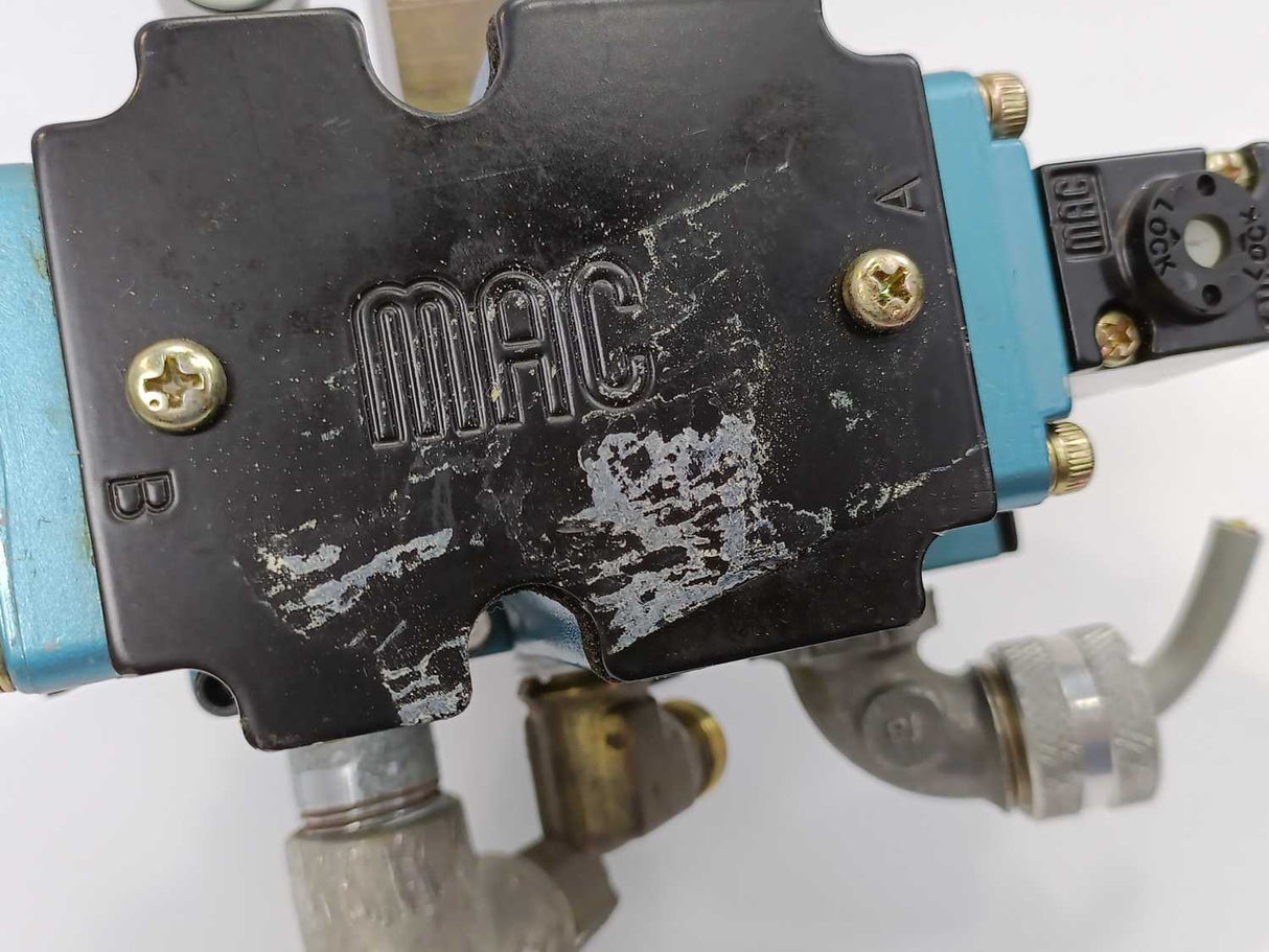 MAC 6531B-000-PM-111DA Solenoid Valve with 2x PME-111DABE, 6500B-211 and PBSN